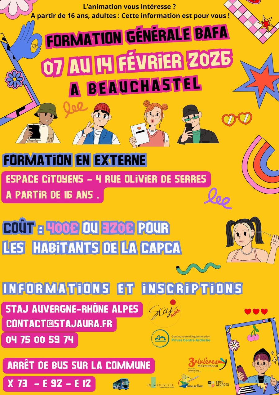 Formation générale BAFA en Ardèche !