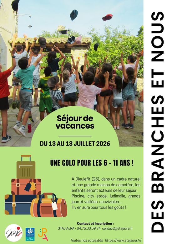 Colo 6-11 ans Juillet 2026